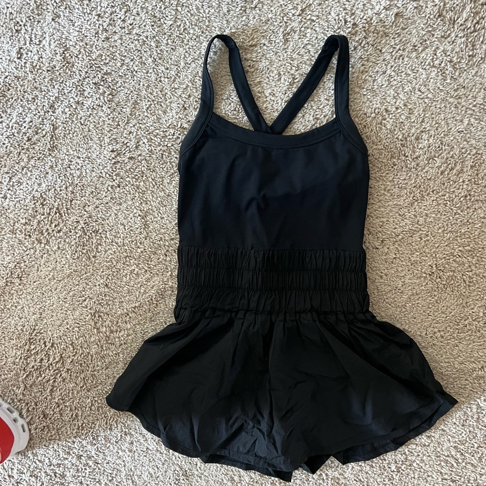 Free People Black romper size small